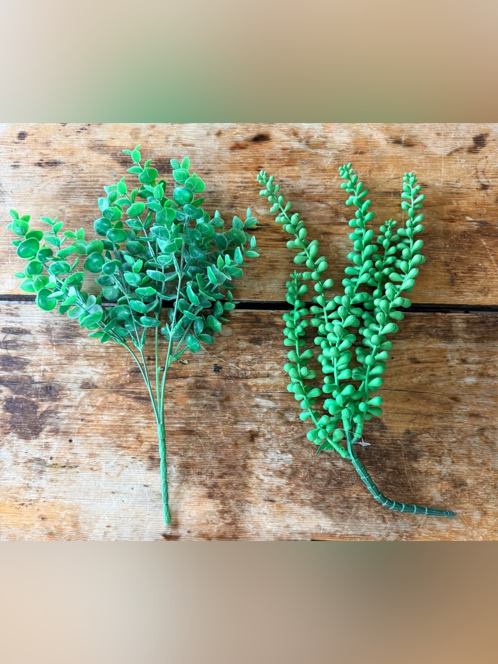 ⚡️ Hobby Lobby Green Faux Eucalyptus and Succulent Stem Bundle